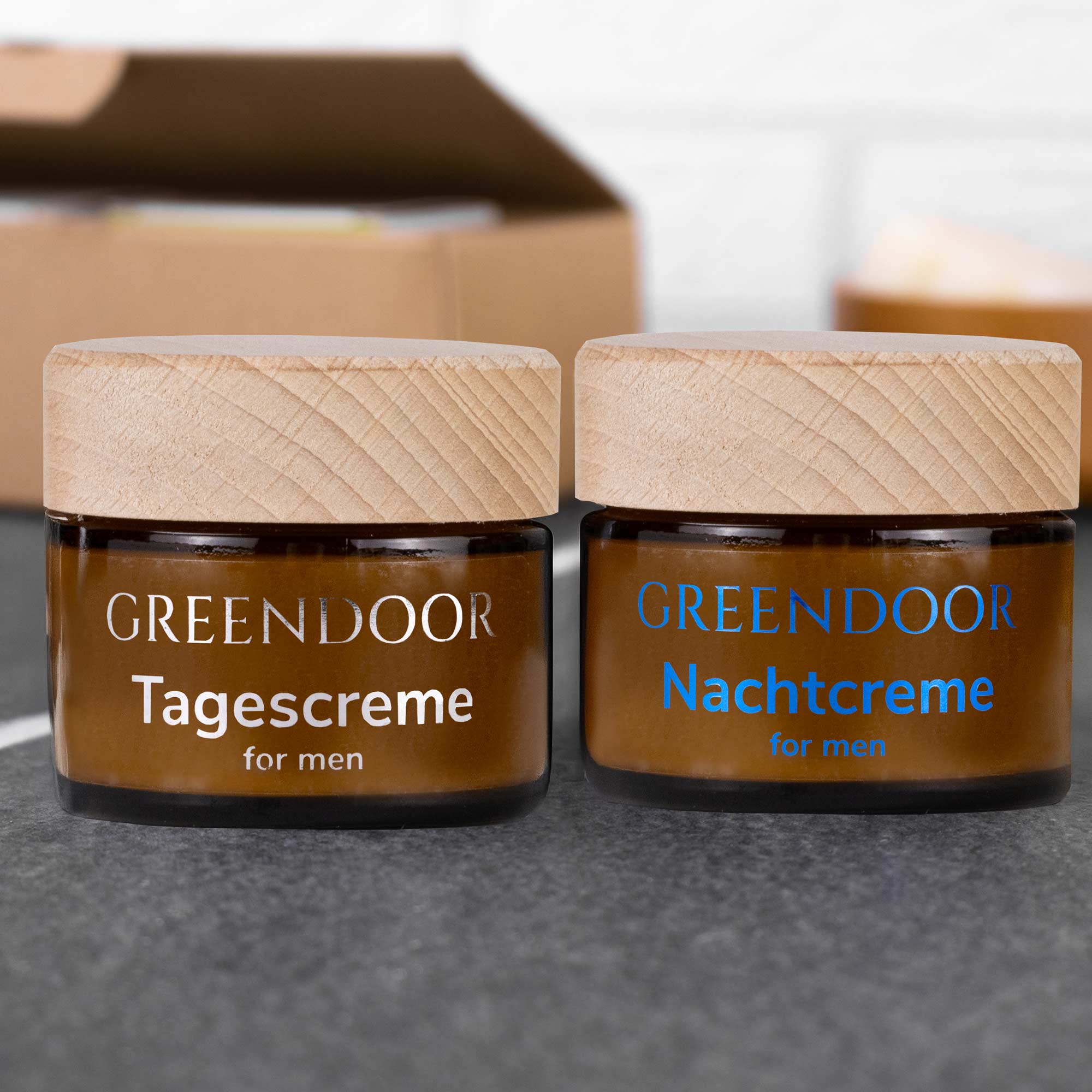 Tages- und Nachtcreme for Men Greendoor NaturkosmetikSet