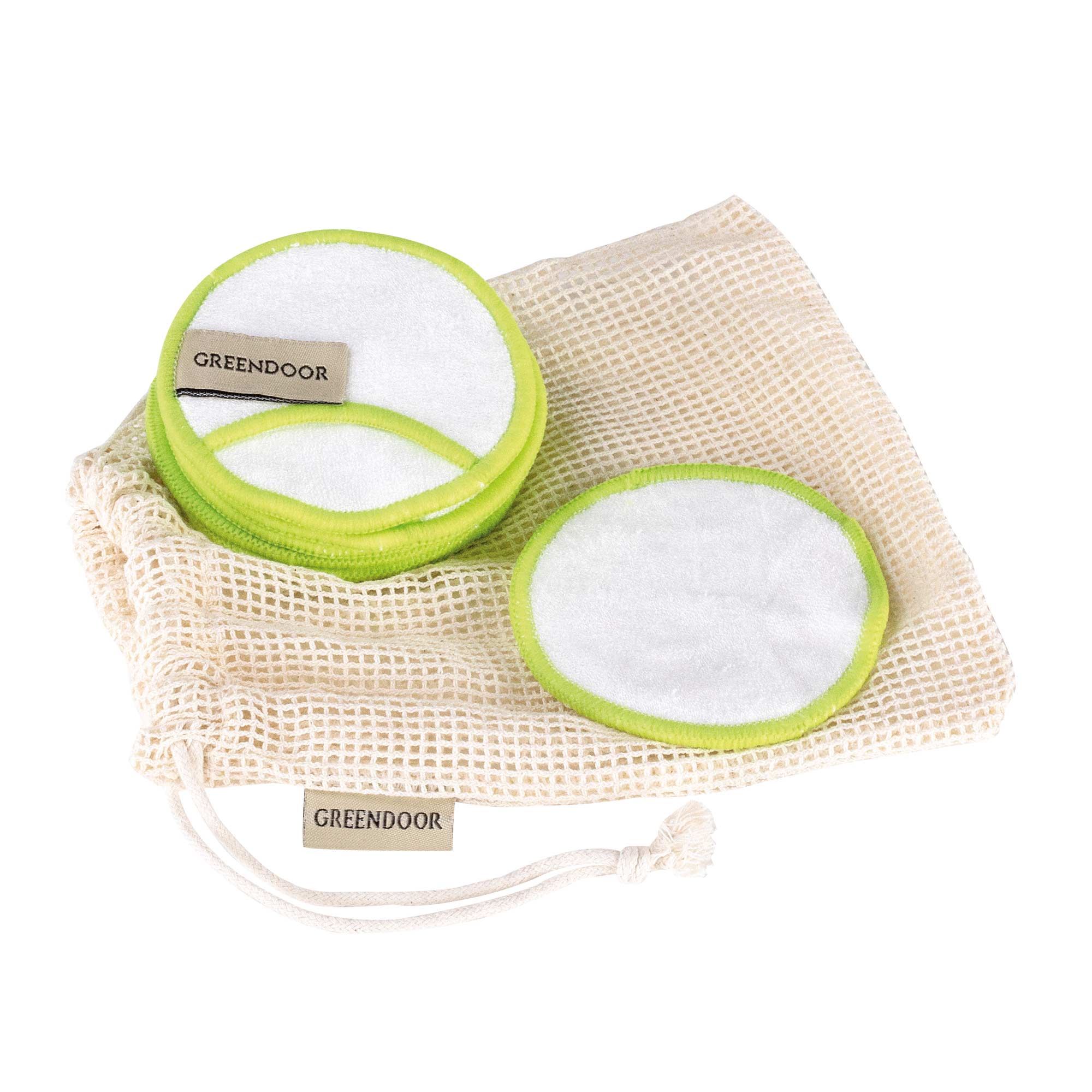 Abschminkpads Set aus Bambus-Viskose Abschminkpads Greendoor