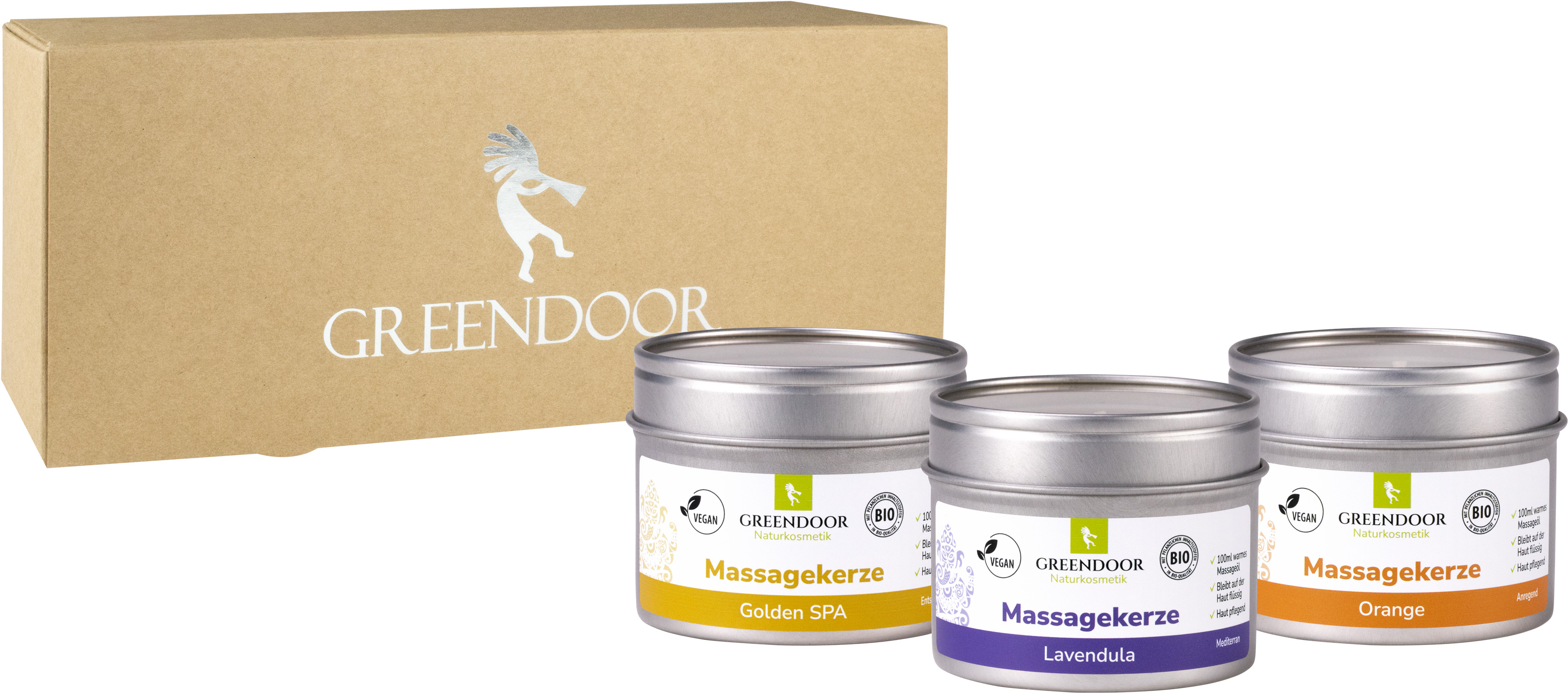 Geschenk Set Massagekerzen