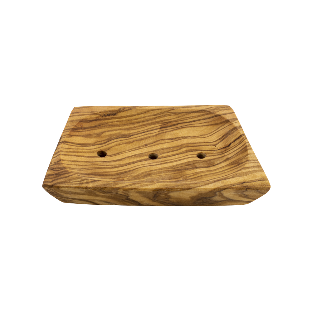 Seifenschale_Holz_gerade Olivenholz Seifenschale klein