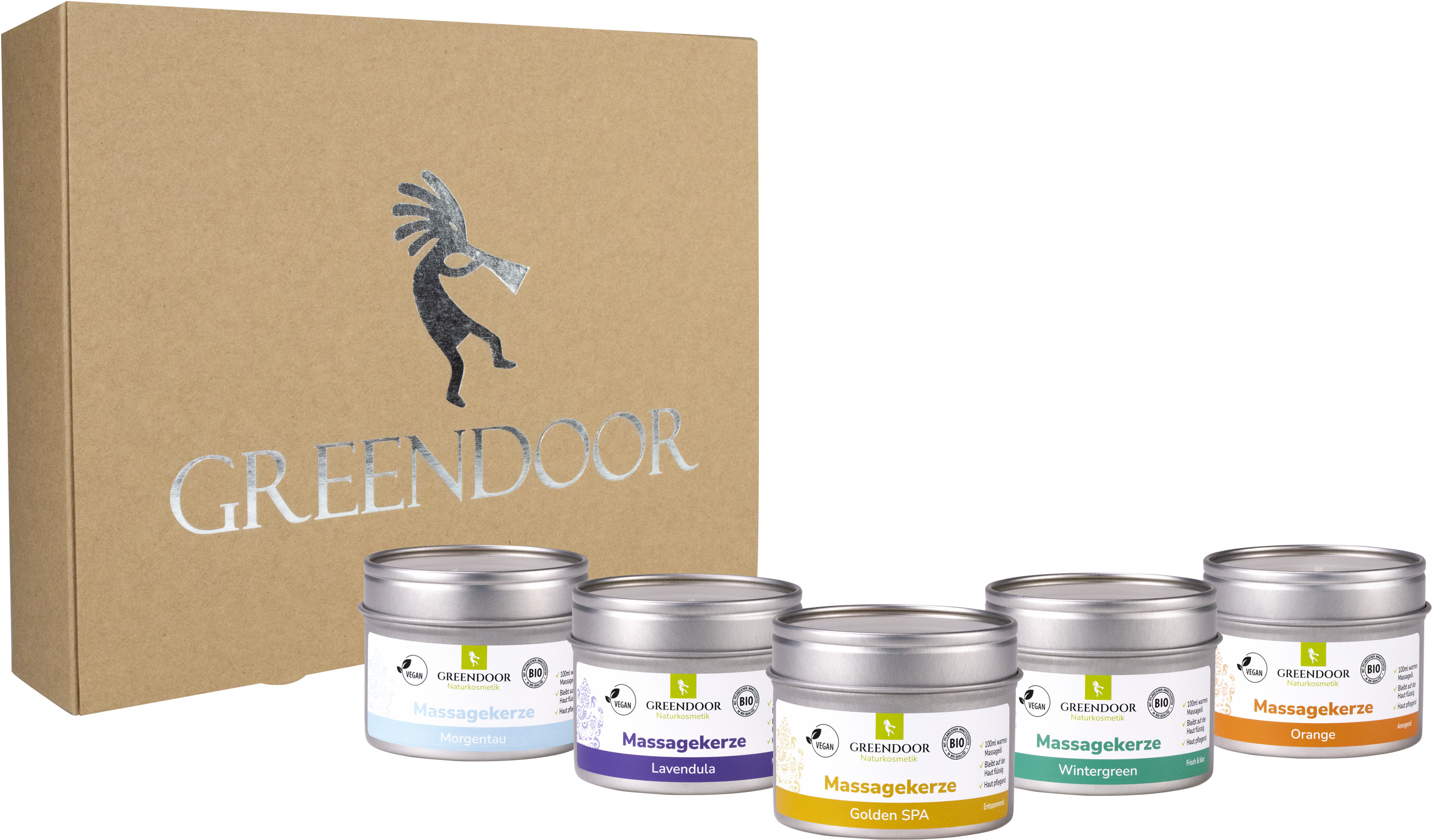 Geschenk Set XL Massagekerzen