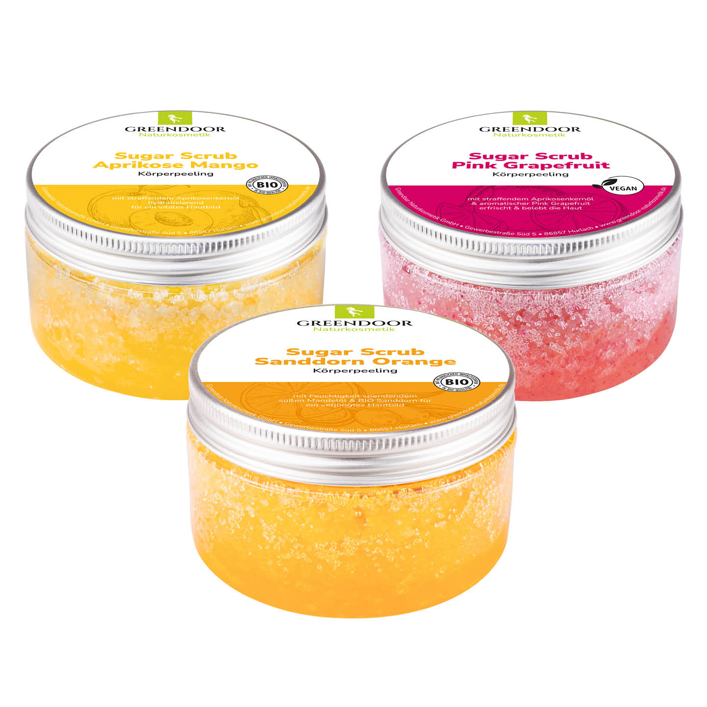 Körperpeeling Sugar Scrub Set FRUCHT